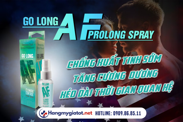 Xịt Go Long AF Prolong Spray (USA) 29,5 ml