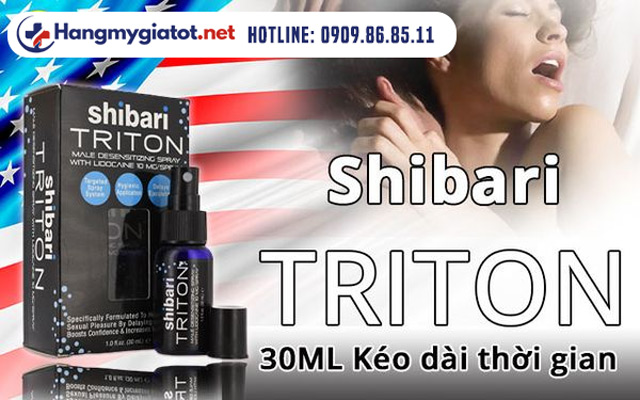 Xịt Shibari Triton Spray (USA) chai 30ml