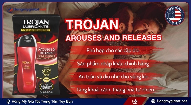 Gel Trojan Arouses And Releases có tốt không?