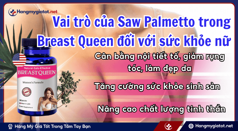 Vai trò của Saw Palmetto trong Breast Queen đối với sức khỏe nữ