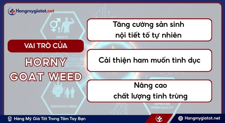 Vai trò của Horny Goat Weed trong sinh lý nam