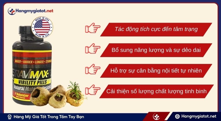 Vai trò của Maca Extract trong Gravimax RX đối với sức khỏe nam giới