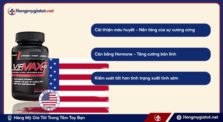 Công dụng vượt trội của Vipmax Rx