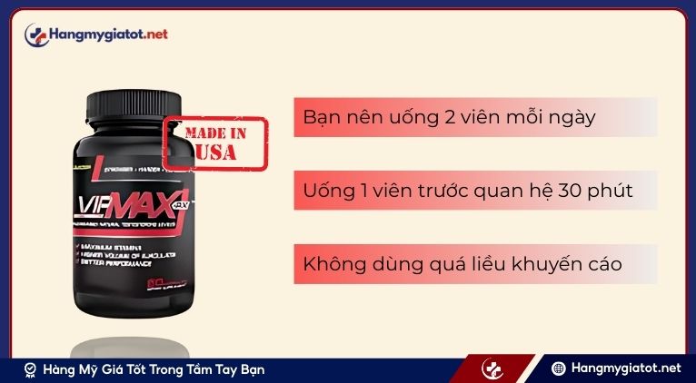 Hướng dẫn sử dụng Vipmax RX để đạt hiệu quả tối ưu và an toàn