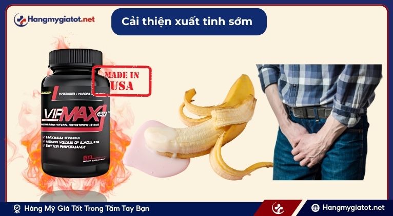 Vipmax RX hỗ trợ cải thiện xuất tinh sớm: