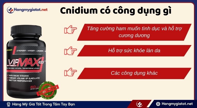 Công dụng & Hiệu quả của Cnidium