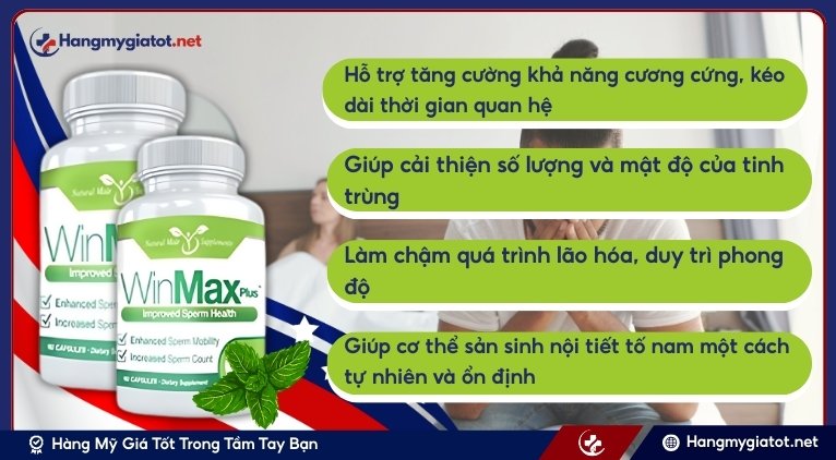 Winmax Plus giải quyết nỗi đau nào cho nam giới?