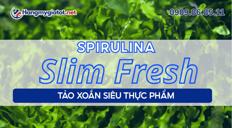 Spirulina trong Slim Fresh tảo xoắn siêu thực phẩm