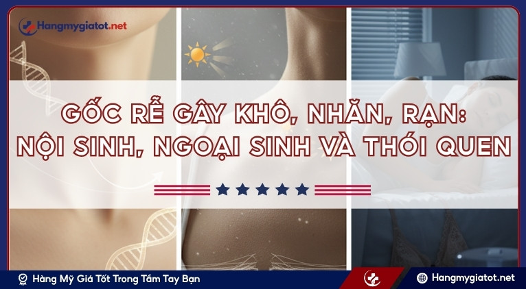 Gốc rễ gây khô, nhăn, rạn: Nội sinh, Ngoại sinh và Thói quen