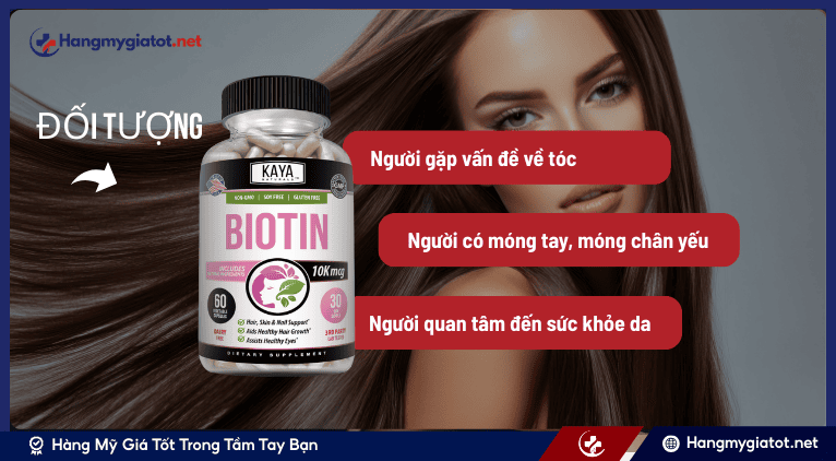 Ai là người phù hợp để bổ sung Biotin 1000 mcg?