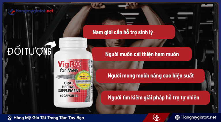 Ai nên dùng VigRX®? Đối tượng phù hợp