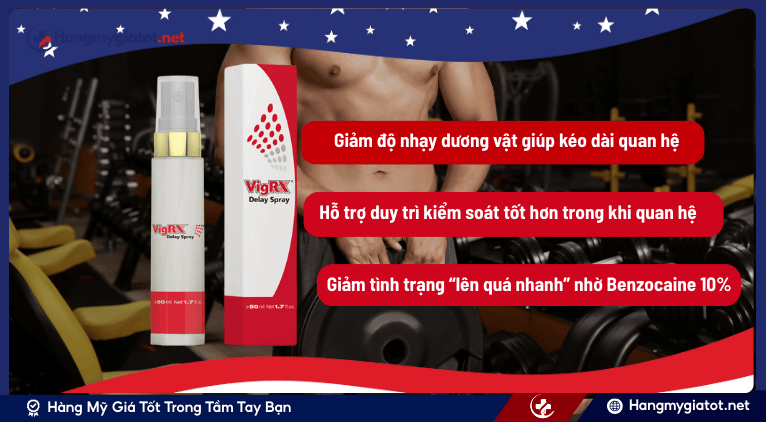 Công dụng của xịt VigRX® Delay Spray đối với nam giới