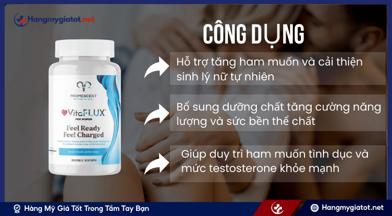 Công dụng nổi bật của VitaFLUX® for Women cho phụ nữ