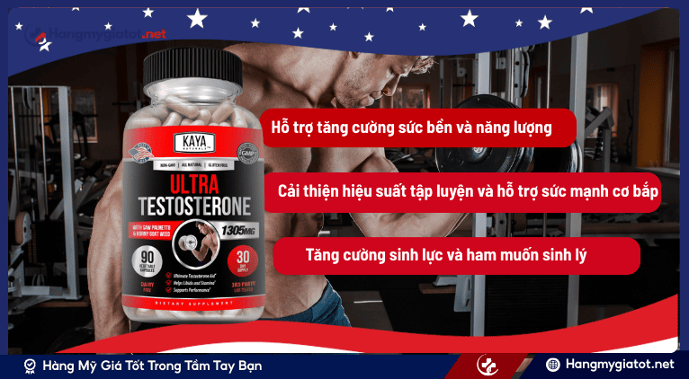 Công dụng thực tế của Natural Testosterone Booster 1305mg