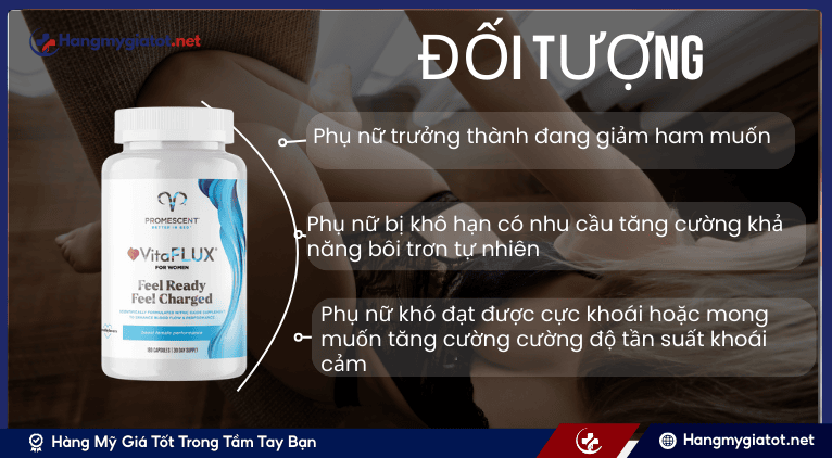 Đối tượng phù hợp nên sử dụng VitaFLUX® for Women