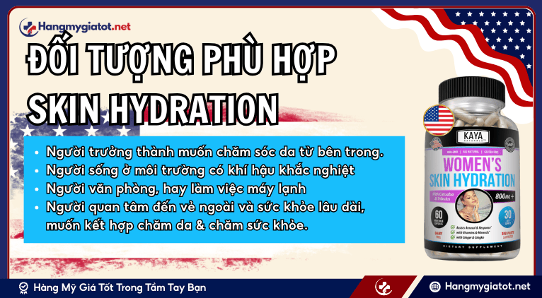 Đối tượng phù hợp và một vài lưu ý khi sử dụng Skin Hydration