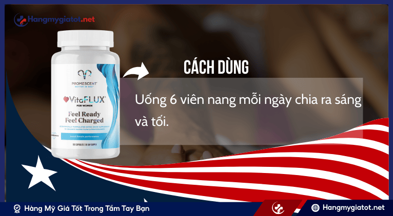 Hướng dẫn cách dùng VitaFLUX® for Women chuẩn và hiệu quả
