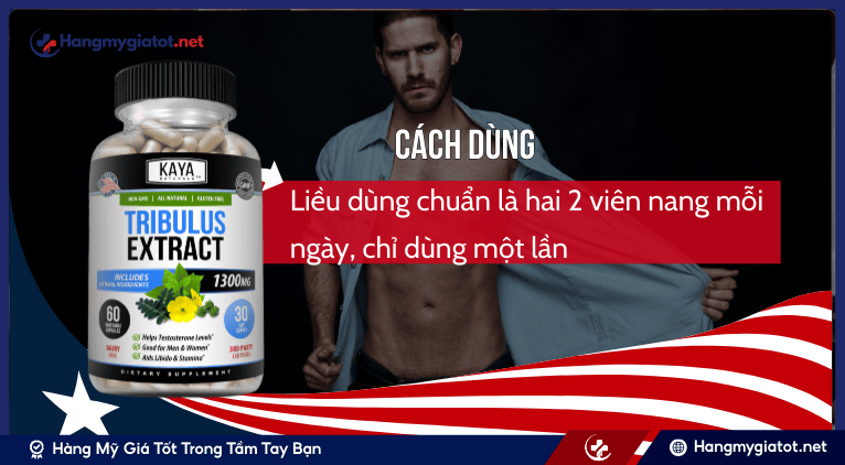Hướng dẫn sử dụng cách dùng Tribulus 1300mg đúng cách để đạt hiệu quả tối ưu