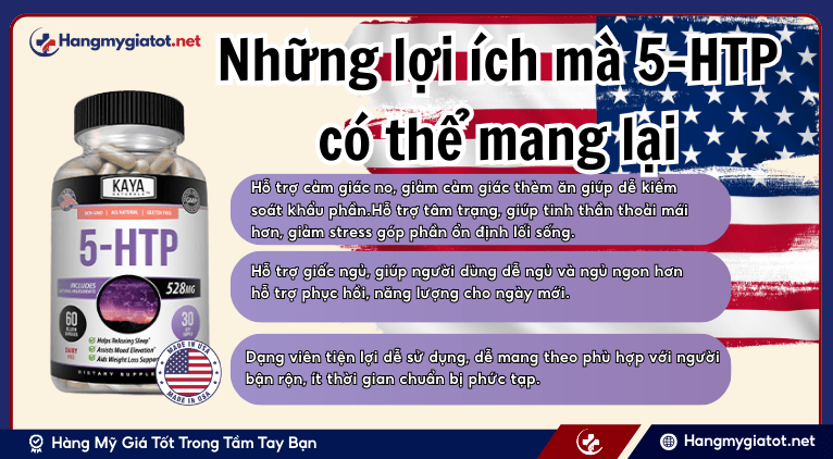 Những lợi ích mà 5-HTP có thể mang lại