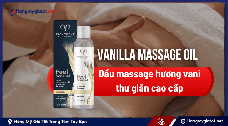 Promescent Vanilla Massage Oil là sản phẩm dưỡng da gì?