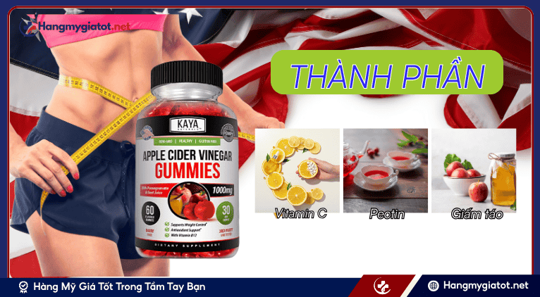 Thành phần Apple Cider Vinegar Gummies
