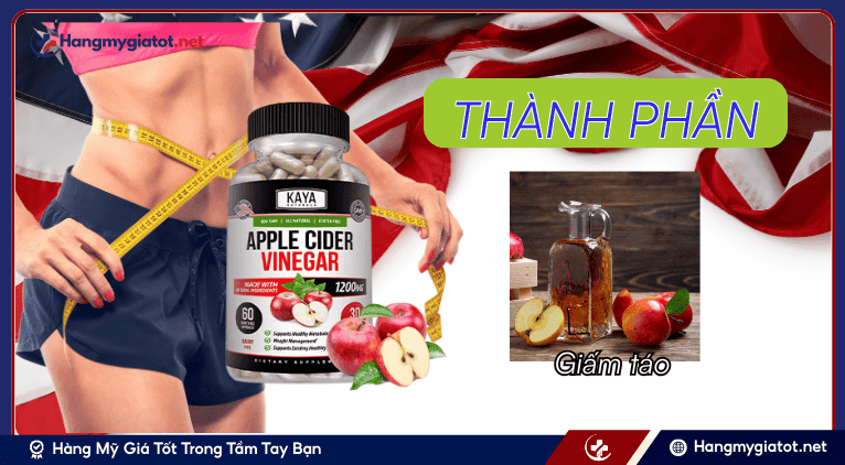 Thành phần nổi bật trong Apple Cider Vinegar