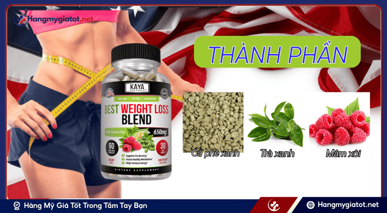 Thành phần nổi bật trong Best Weight Loss Blend