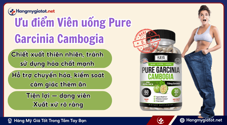 Ưu điểm Viên uống Pure Garcinia Cambogia (1)