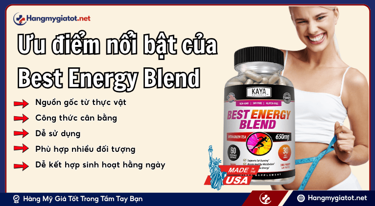 Ưu điểm nổi bật của Best Energy Blend