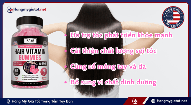Công dụng vượt trội của hair growth gummies
