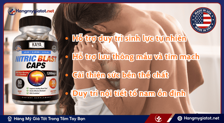 Công dụng vượt trội của Nitric Blast đối với sức khỏe