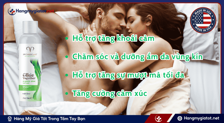 Công dụng chính của Promescent organic aloe lube