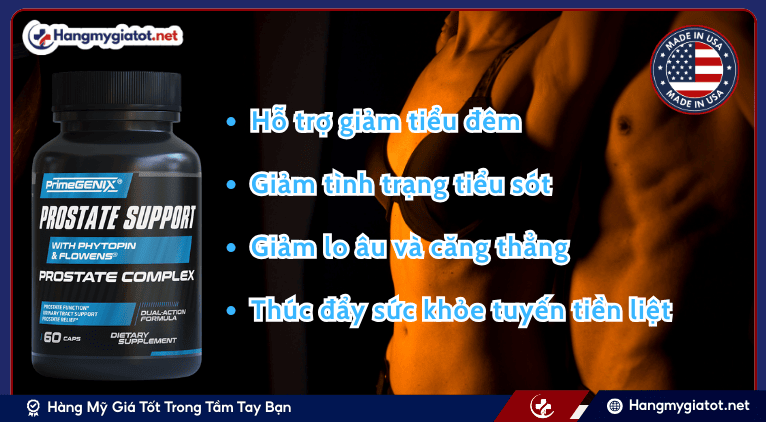 Công dụng toàn diện của viên uống prostate complex