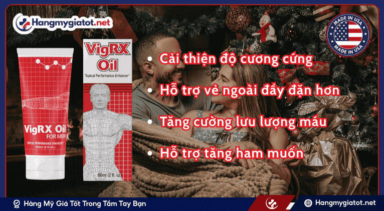 Công dụng nổi bật của gel VigRX Oil