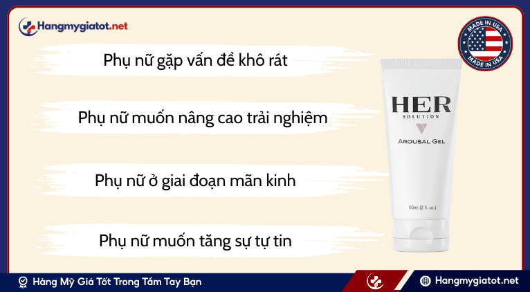 Đối tượng nên sử dụng HerSolution Gel