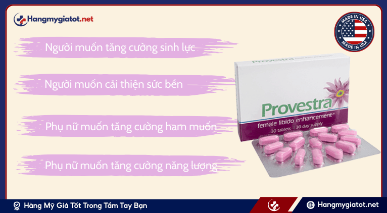 Đối tượng nên sử dụng viên uống Provestra