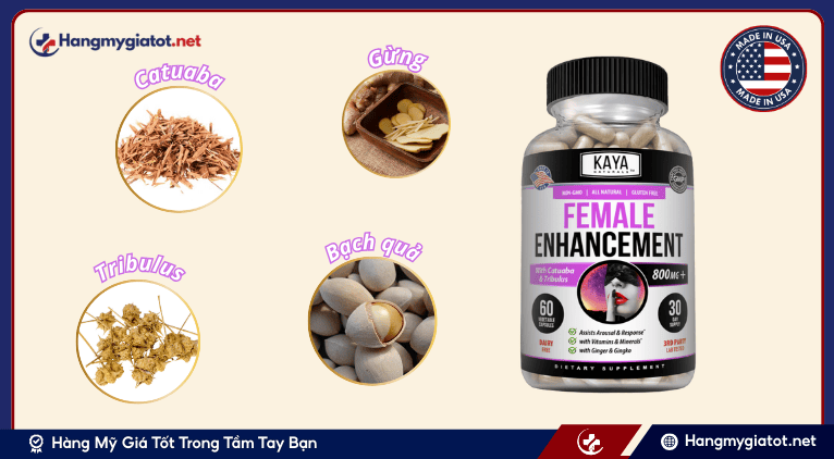 Thành phần chính trong viên uống Female Enhancement