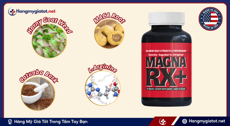 Thành phần của viên uống Magna RX+