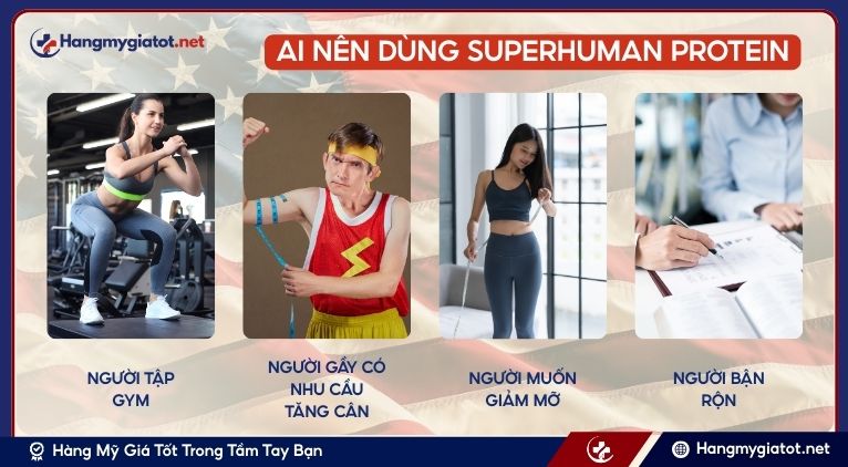 Đối tượng sử dụng SUPERHUMAN INTRA 