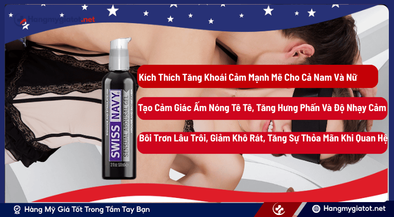 Công Dụng Nổi Bật Của Swiss Navy Sensual Arousal Gel Cho Cặp Đôi