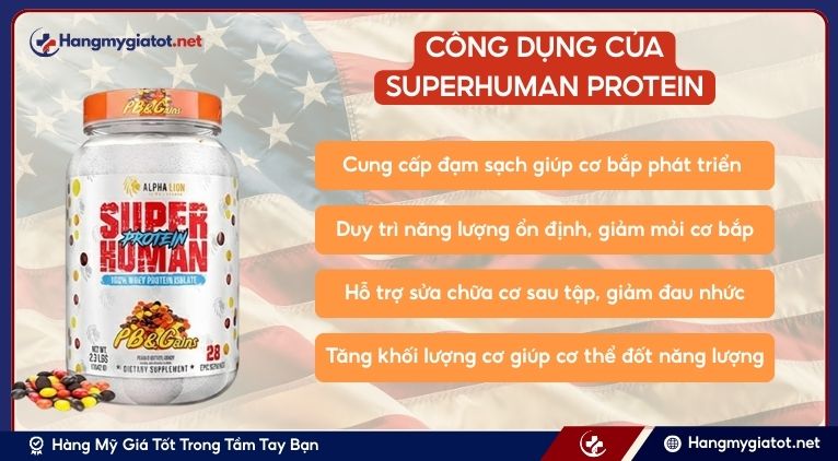 Công dụng SUPERHUMAN INTRA 