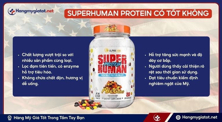 SUPERHUMAN INTRA có tốt