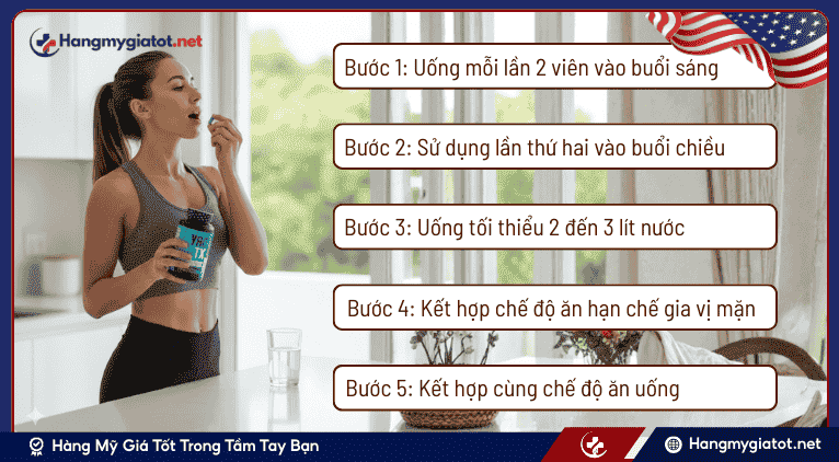 Cách dùng Dry XT Water Weight Loss Diuretic hiệu quả nhất