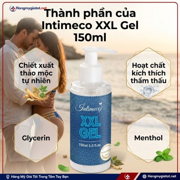 Thành phần XXL Gel 150ml