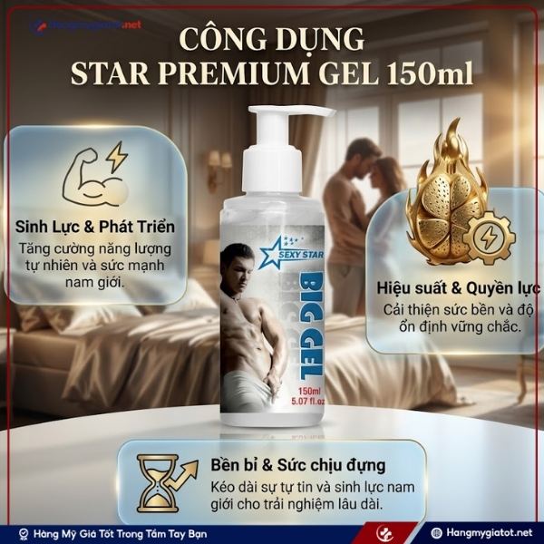 Công dụng Big Gel 150 ml Gel