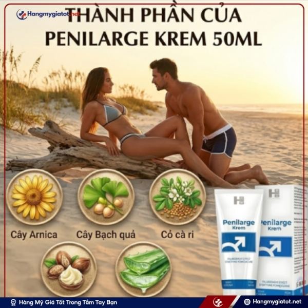 Gel Penilarge Krem 50ml thành phần