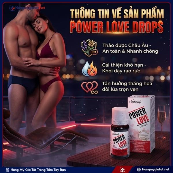 giới thiệu sản phẩm Nước Uống Power Love Drops