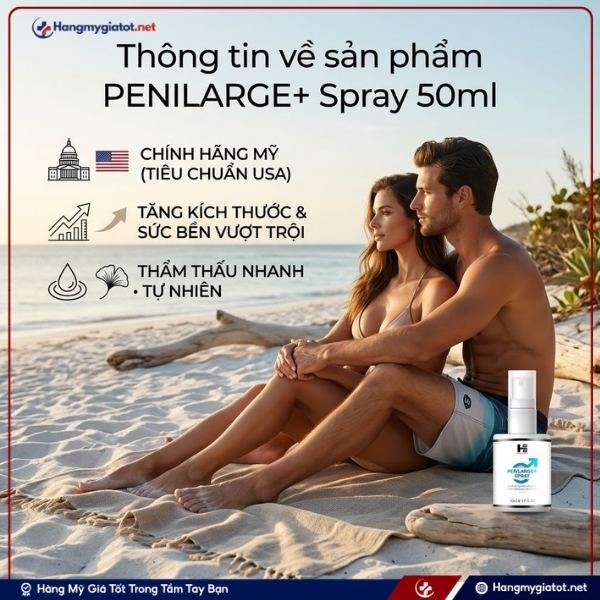 thông tin về PENILARGE+ Spray 50ml