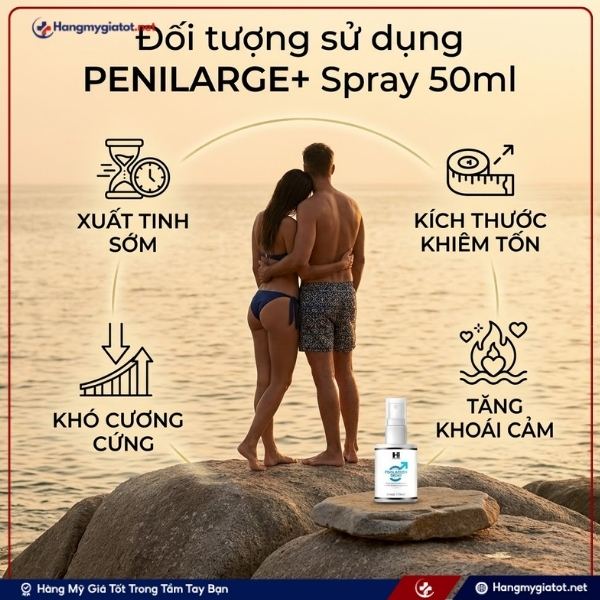 Đối tượng sử dụng PENILARGE+ Spray 50ml