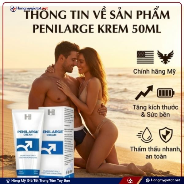 Giới thiệu sản phẩm Gel Penilarge Krem 50ml